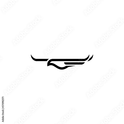 eagle, falcon, vector, illustration, silhouette, line art, for business and growing ventures