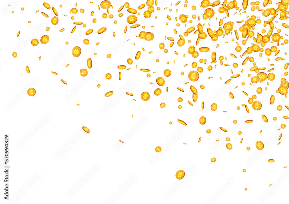 Rich Shiny Finance Vector White Background. Gold Rich Shiny Finance Vector White Background. Gold