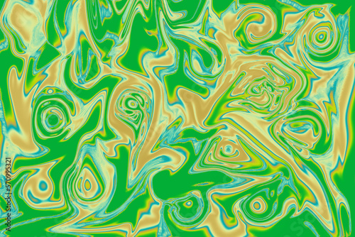 Liquid cover poster with modern uv color. Multicolored abstract geometric pattern with smooth shapes.