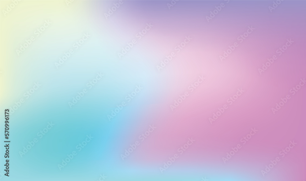 Holographic abstract background. Stylish holographic backdrop with gradient mesh