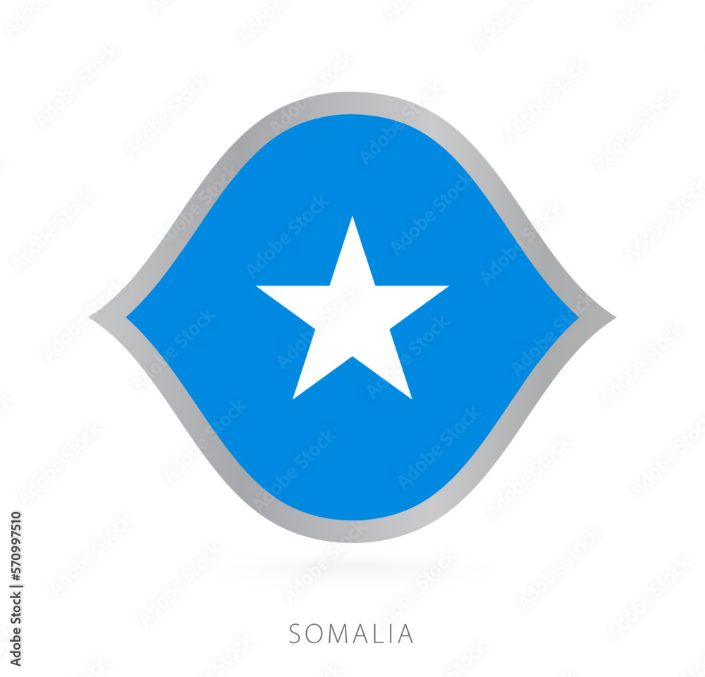 Somalia national team flag in style for international basketball competitions. Somalia national team flag in style for international basketball competitions.