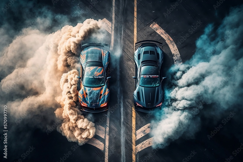 Drifting Car, drifting-cars, drift, smoke, HD wallpaper