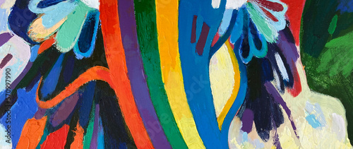 Photography Rainbow artwork close up