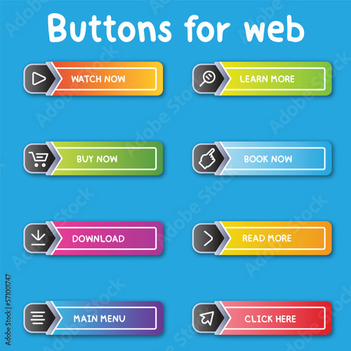 cta web button collection