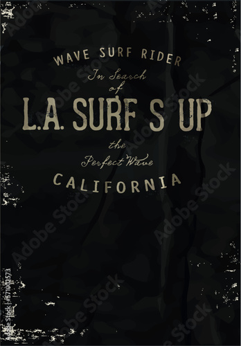 Surfing paradise summer concept slogan text. Vector illustration design for fashion graphics, t shirt prints etc.