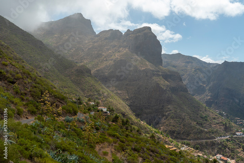 Masca is one of the most picturesque parts of Tenerife island and is located in the northwest at the foot of the Teno Mountains Canary islands Spain photo