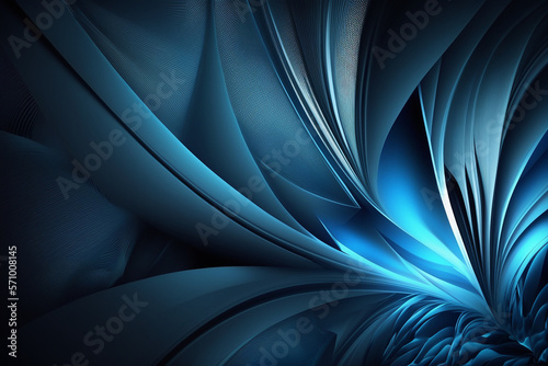 Elegant abstract blue technology background. generative AI