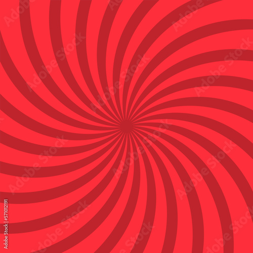 Abstract  geometric background with rays. Retro vector wallpaper. Red Valentine s Day backdrop.