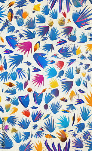 floral pattern with flowers, colorful background