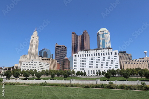 view of columbus skyline 