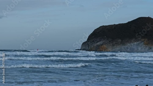 los genoves beach in cabo de gata natural park almeria spain