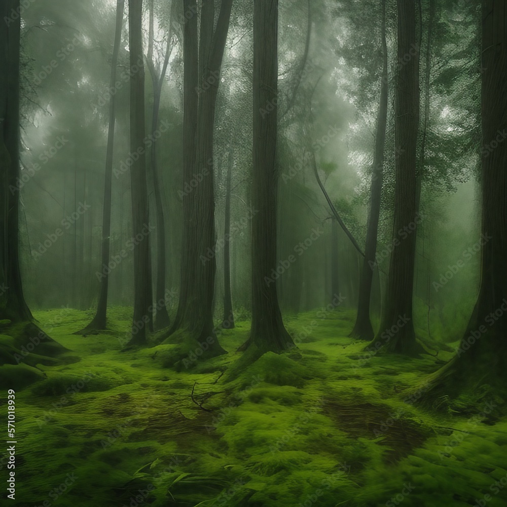 Mysterious Forest That Inspires Wanderlust k hyperrealistic highly detailed