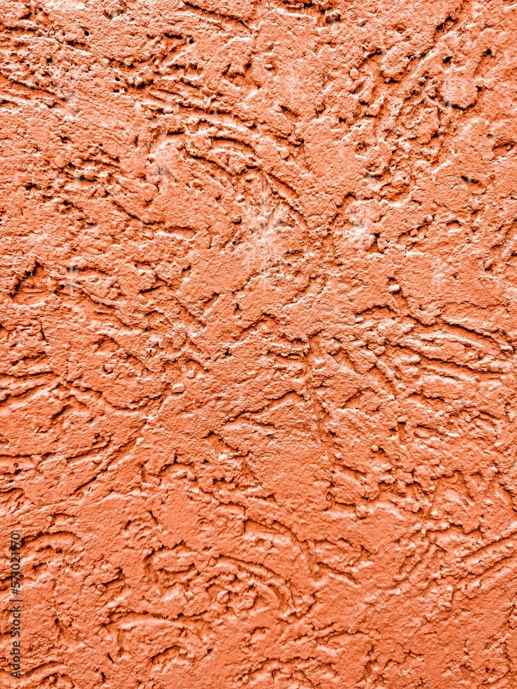 Template for wall design in orange shades Template for wall design in orange shades