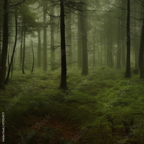 Mysterious Forest That Inspires Wanderlust k hyperrealistic highly detailed