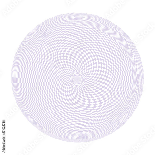 pale violet color abstract sphere wavy checkered design