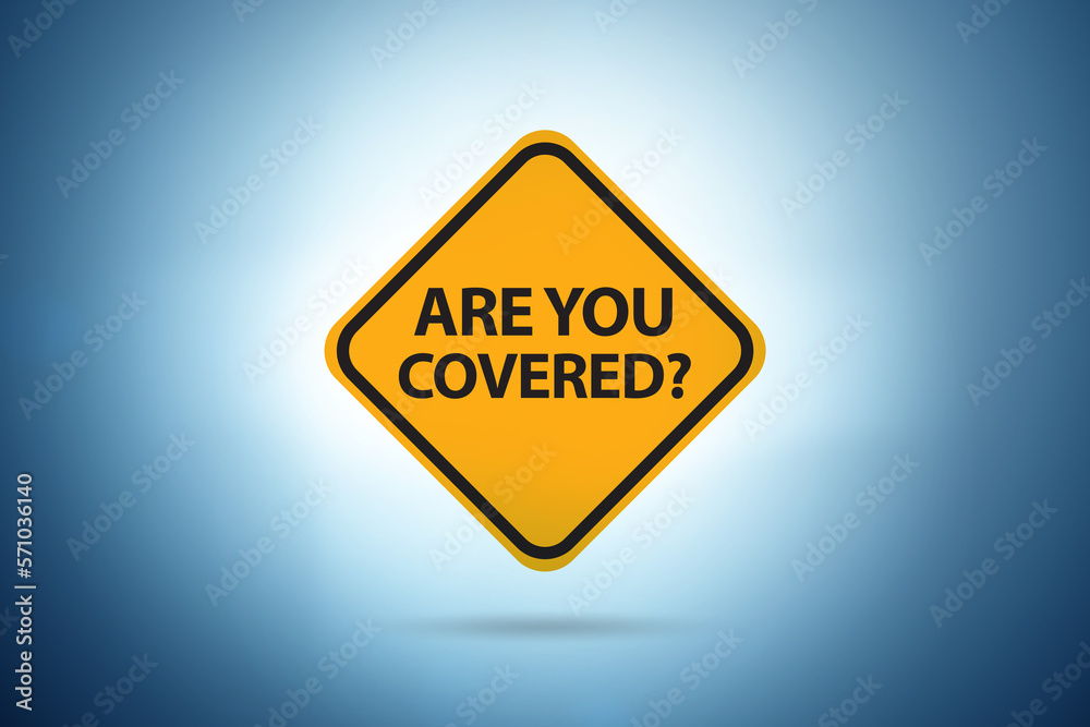 Comprehensive insurance concept with question Comprehensive insurance concept with question