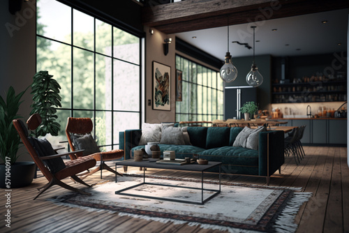 modern living room © James