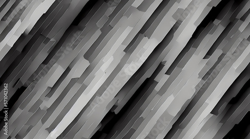 Black and white background with lines of black paint. Made with a generative ai