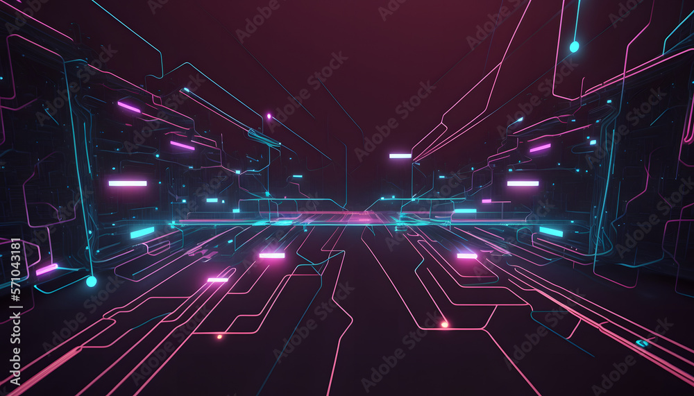 background connections technology, Generative AI background connections technology, Generative AI