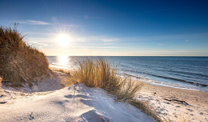 Deken met foto Kust Rotsachtige kust met golven en zee  © Klaus Haase 