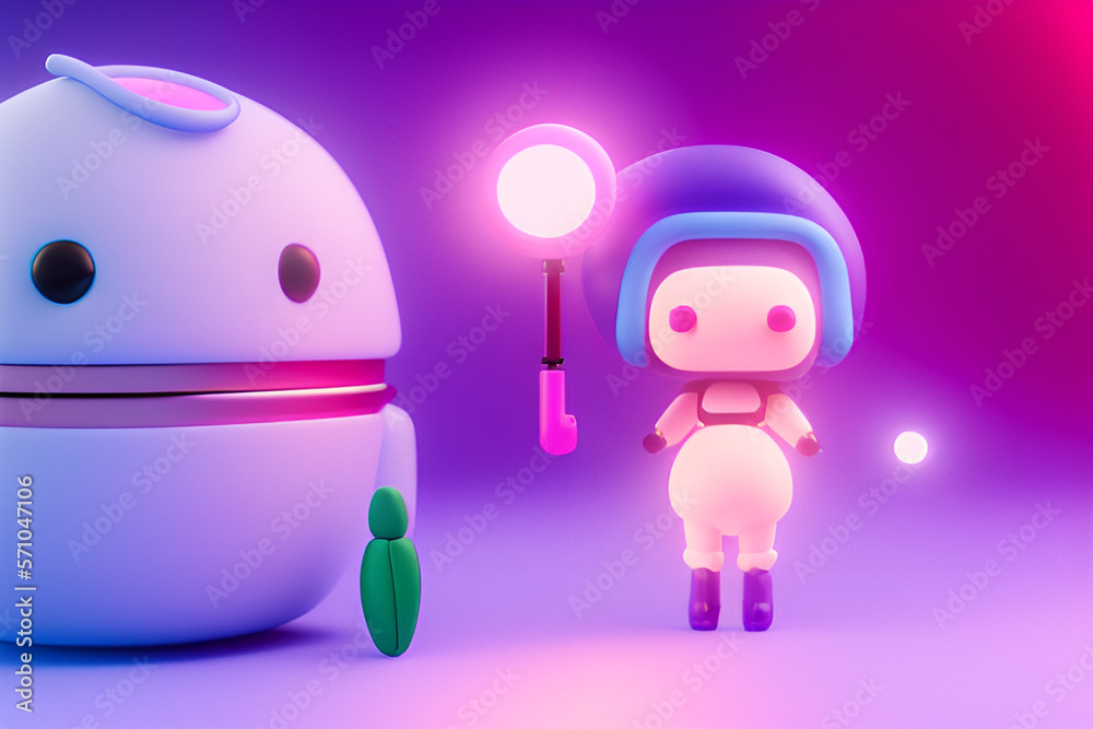 robot android, cyborg, painted android, generative ai robot android, cyborg, painted android, generative ai