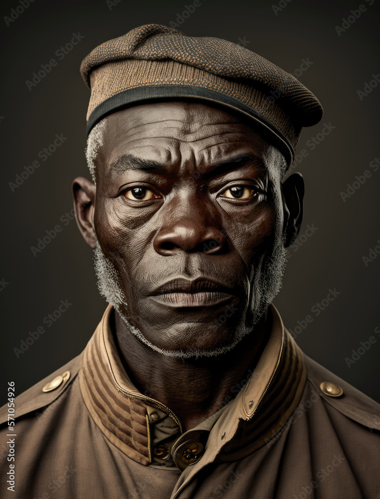 Male Portrait-Democratic Republic of the Congo male portrait-Generative AI
