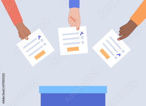 Election ballot choice