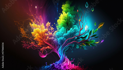Abstract multicolor texture - HD Wallpaper photo