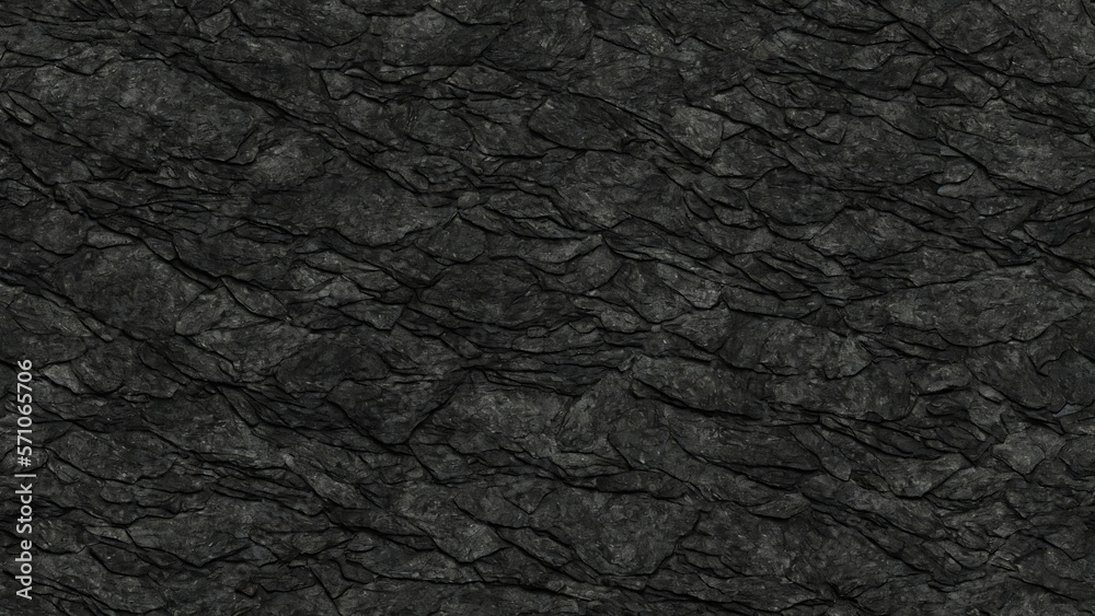 Fototapeta premium black slate seamless surface texture. created using Generative AI technology