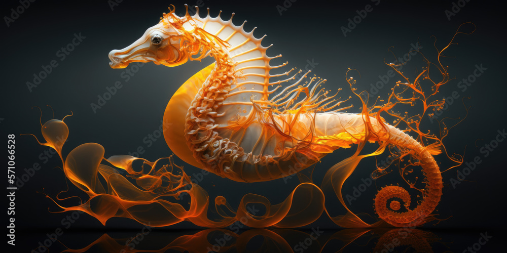 seahorse underwater