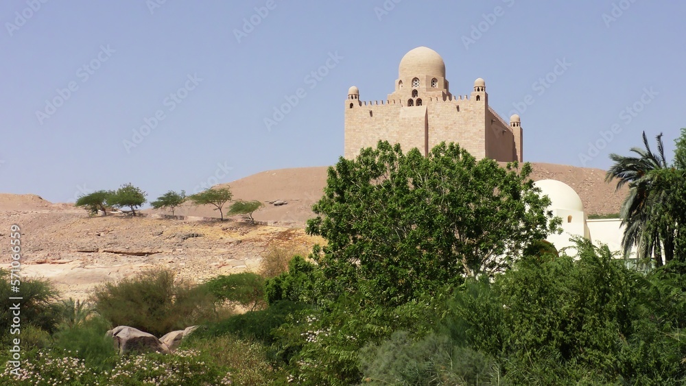 Aga Khan's castle in the desert - Egypt