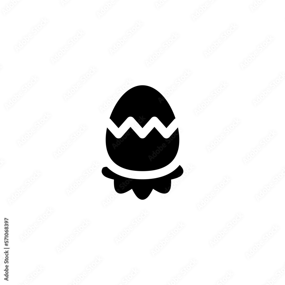 Egg in farm Icon, Logo, and illustration Vector