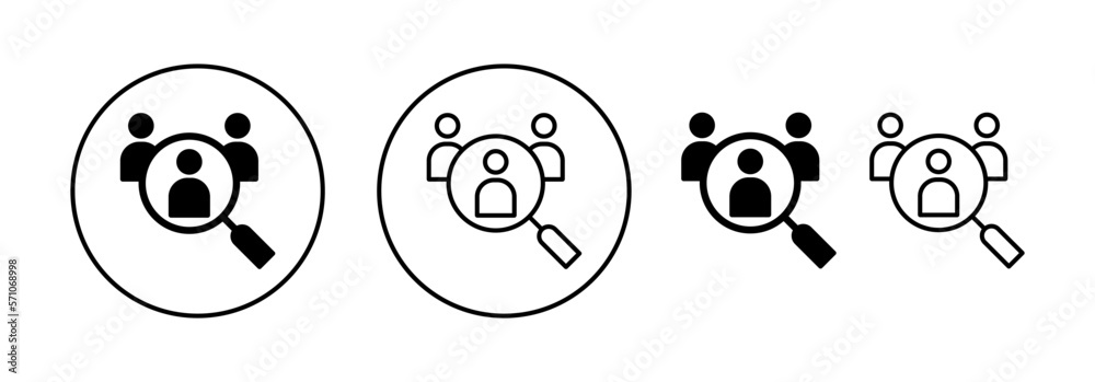 Hiring icon vector for web and mobile app. Search job vacancy sign and symbol. Human resources concept. Recruitment Hiring icon vector for web and mobile app. Search job vacancy sign and symbol. Human resources concept. Recruitment
