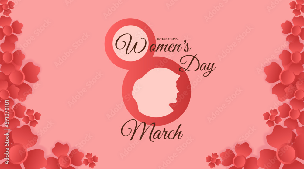 International women's day vector illustration