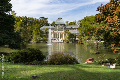 Palacio de Cristal del Retiro, Buen Retiro Park, Madrid, Spain