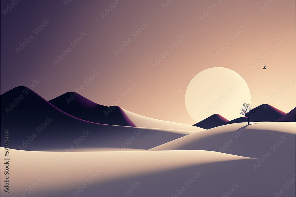 sunset in the desert with mountains sunset in the desert with mountains