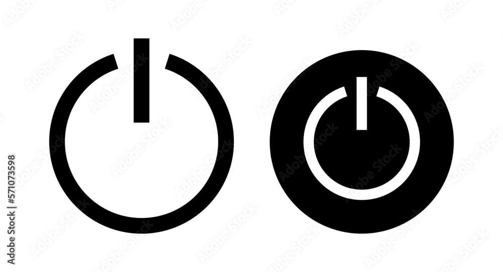 Power icon vector illustration. Power Switch sign and symbol. Electric power Power icon vector illustration. Power Switch sign and symbol. Electric power