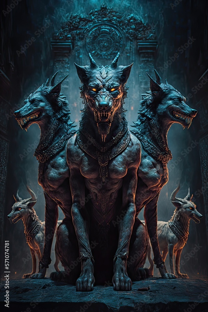 Hades With Cerberus Hades With Cerberus