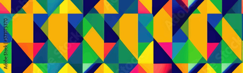 Multicolor patterned digital interior design decor with textured abstract background for home illustration and geometric wallpaper.