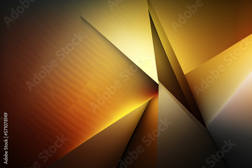  triangulare gold background