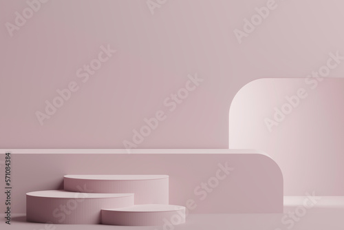 Polygonal object on solid background © gru pictures