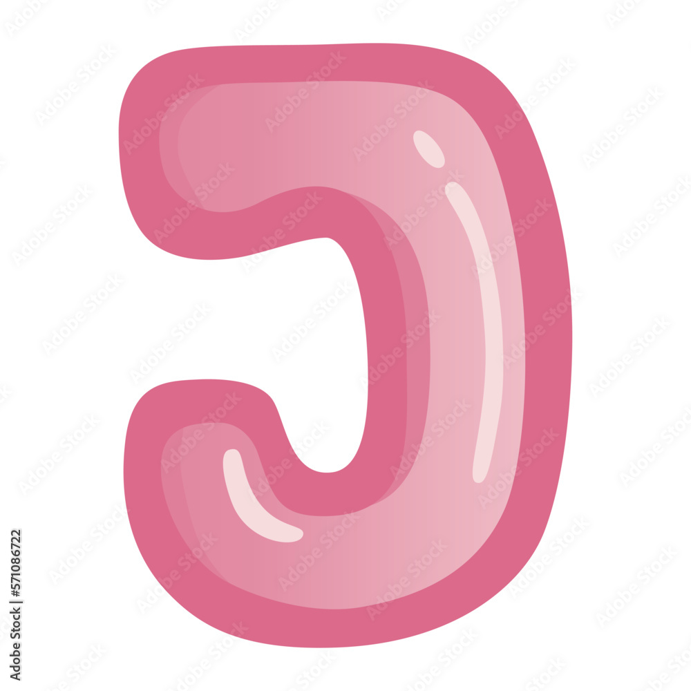 Letter J Pink Bold Alphabet Font Doodle Drawing Vector Art Letter J Pink Bold Alphabet Font Doodle Drawing Vector Art