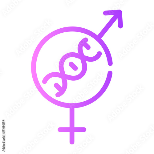 gender gradient icon