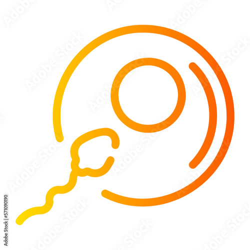 fertilization gradient icon