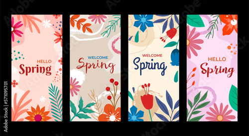 Spring Floral Banner