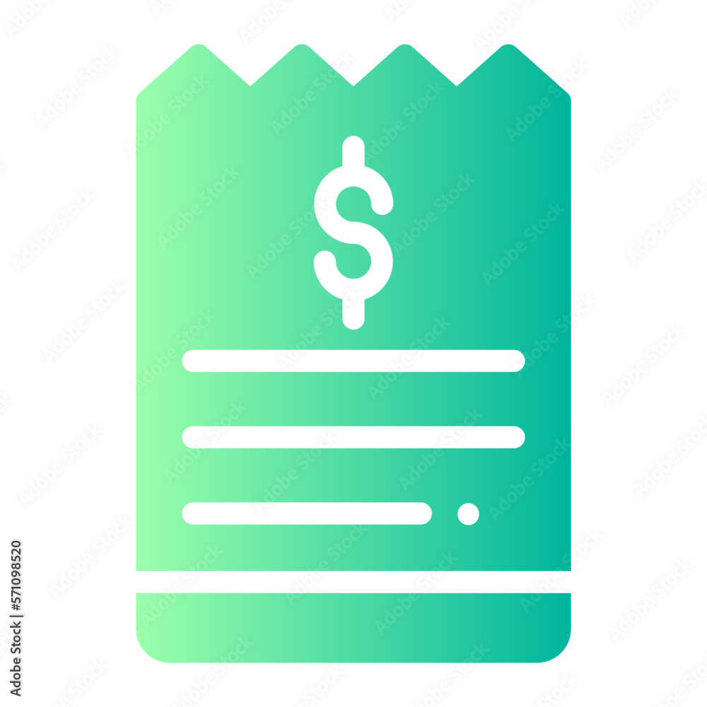 invoice gradient icon invoice gradient icon