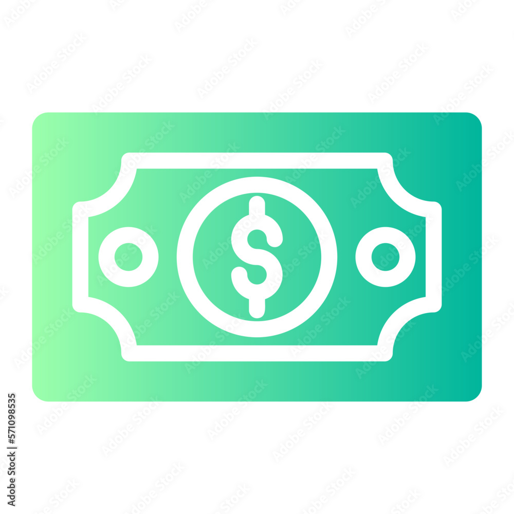 money gradient icon money gradient icon