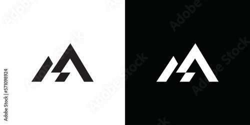 Mountain logo design template. Mountain arrow shape brand, icon, badge or label. Creative Concept Vector.