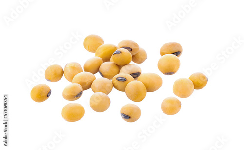 Soybeans isolated on transparent png