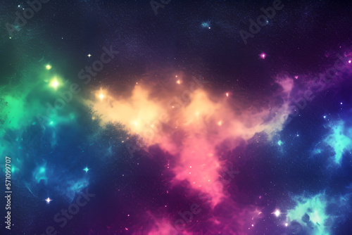 Space galaxy abstract background © Boboro